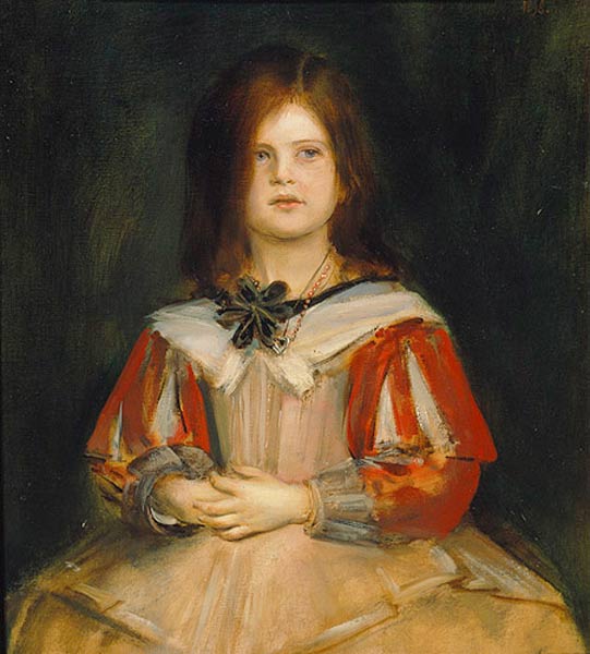 Bildnis eines jungen Mädchens (Gabriella Lenbach) from Franz von Lenbach