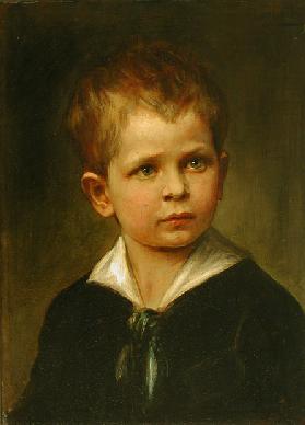 Bildnis des Ludwig von Hagn, Sohn des Malers Ludwig von Hagn