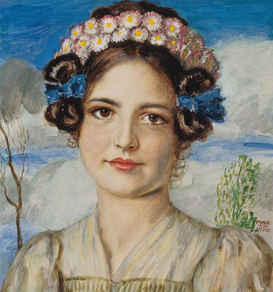 Bildnis der Tochter Mary. from Franz von Stuck