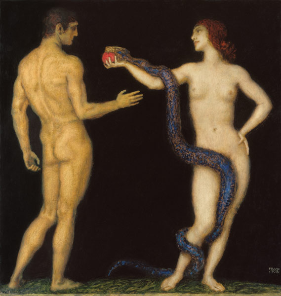 Adam und Eva from Franz von Stuck