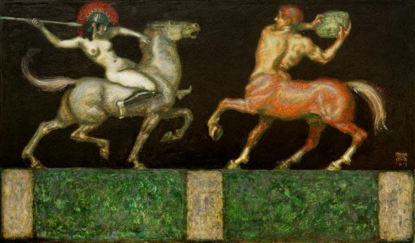 Von Stuck / Amazone and Centaur / 1912