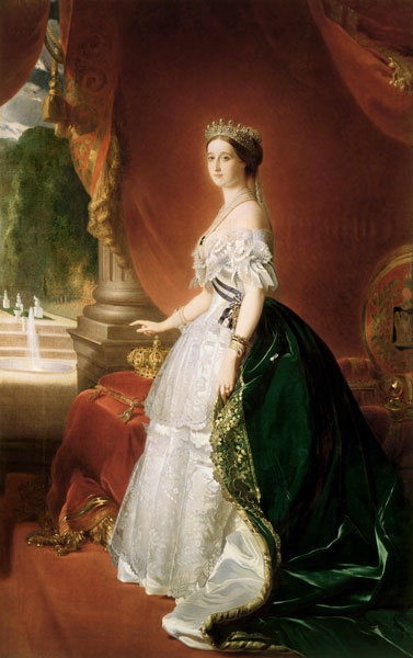 Eugenie, Kaiserin (Napoleon III.) der Franzosen, geb.Gräfin von Montijo und Teba from Franz Xaver Winterhalter