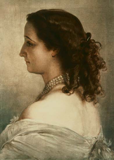 Eugenie, Kaiserin der Franzosen (Napoleon III.) from Franz Xaver Winterhalter