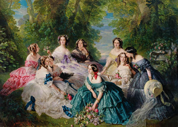Empress Eugenie (1826-1920) Surrounded by her Ladies-in-Waiting from Franz Xaver Winterhalter