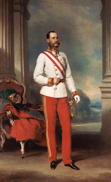 Kaiser Franz Joseph von Österreich. from Franz Xaver Winterhalter