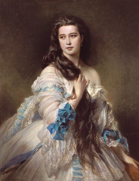 Portrait of Madame Rimsky-Korsakov (1833-78) nee Varvara Dmitrievna Mergassov from Franz Xaver Winterhalter