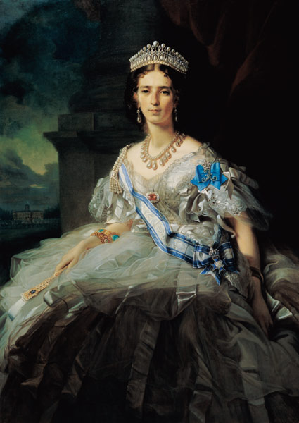 Portrait of Princess Tatiana Alexanrovna Yusupova from Franz Xaver Winterhalter