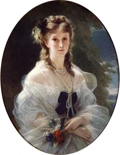 Portrait of Sophie Troubetskoy (1838-96) Countess of Morny from Franz Xaver Winterhalter