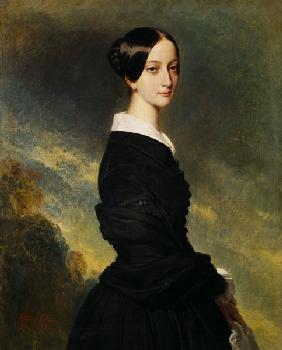 Portrait of Francisca Caroline de Braganca (1824-98)
