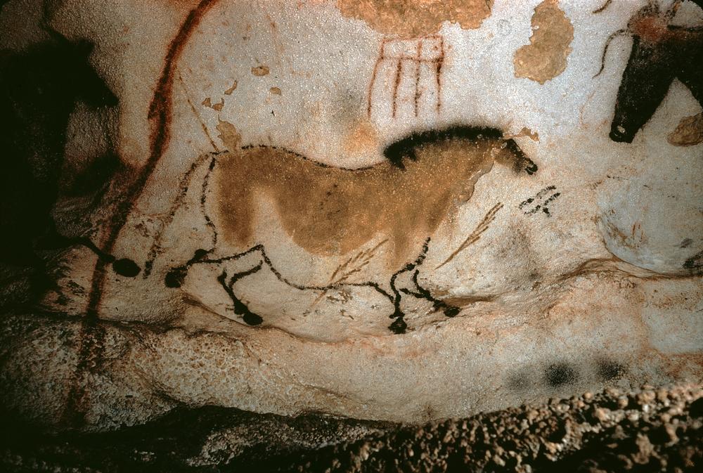 Höhlenmalerei: Pferd. from Französische Schule 19.Jh.
