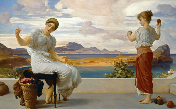 Wickeln der Wolle from Frederic Leighton