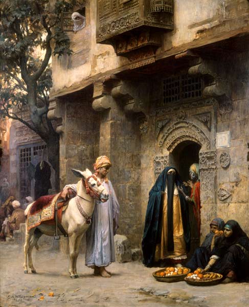 Arabische Straßenszene from Frederick Arthur Bridgman