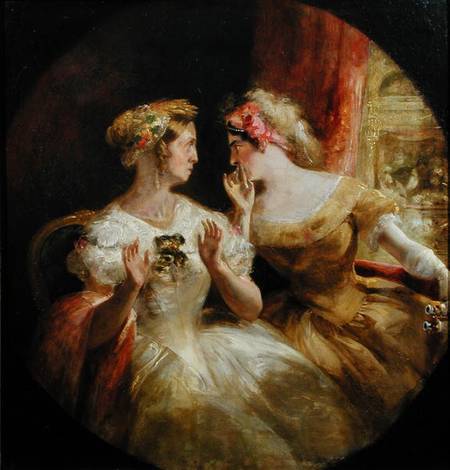 Ladies Gossiping at the Opera from Frederick Barnard