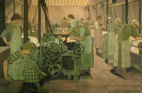 British Industries - Cotton, c.1923/4 (LMS Poster)