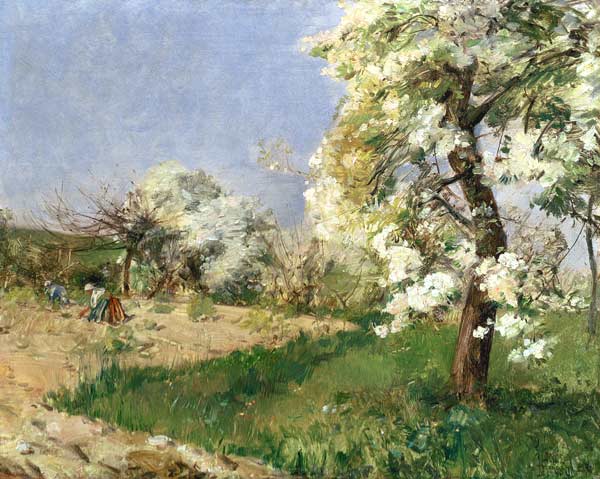Pear Blossoms, Villiers-de-Bel from Frederick Childe Hassam