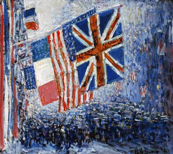 The Big Parade from Frederick Childe Hassam