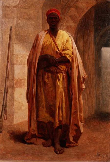 Portrait of a Young Arab from Frederick Goodall