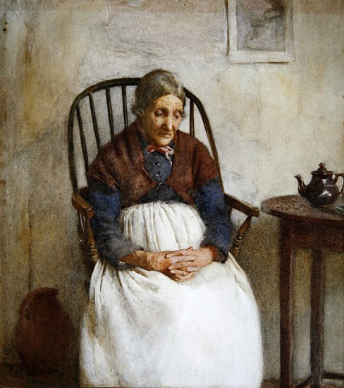 Study of an Elderly Lady from Frederick James McNamara Evans