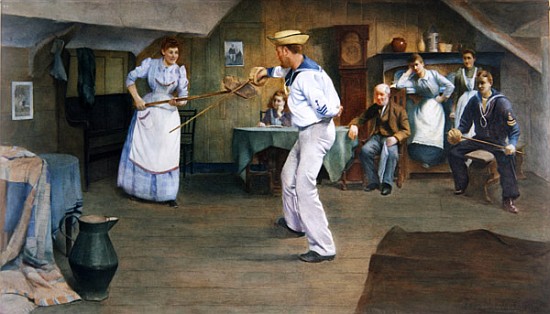 The Fencing Lesson from Frederick James McNamara Evans
