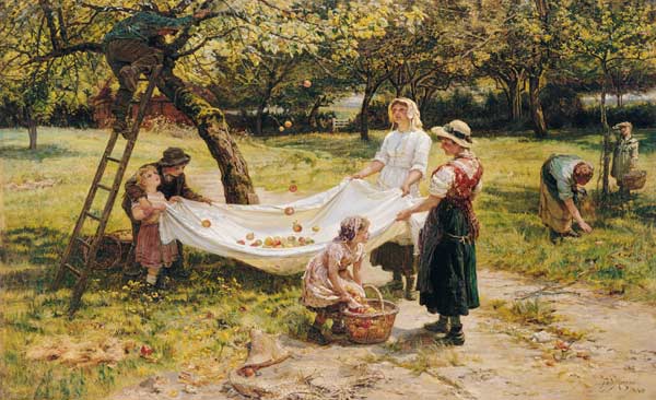 The Apple Gatherers from Frederick Morgan