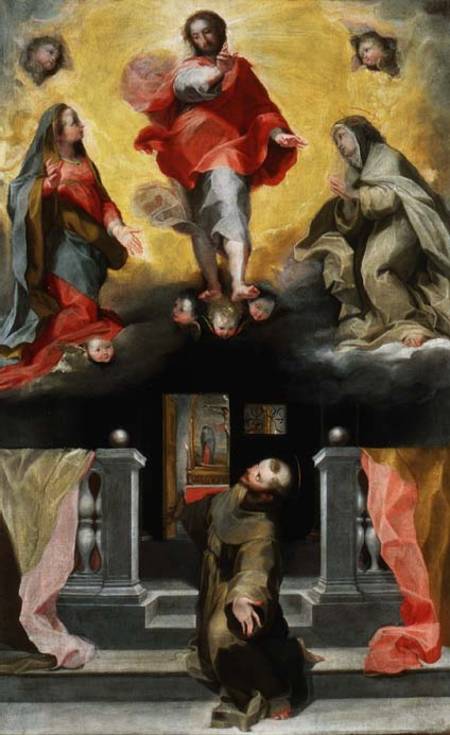 Christ Forgiving St. Francis in a Vision from Frederico Barocci