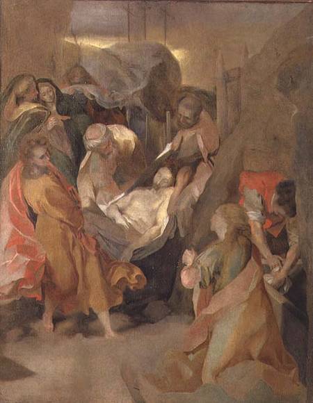 The Entombment of Christ from Frederico Barocci