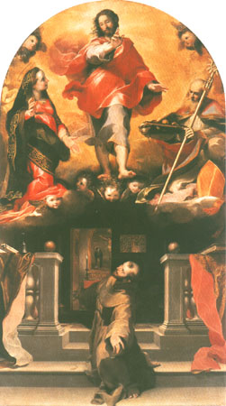 Il Perdono di Assisi from Frederico Barocci
