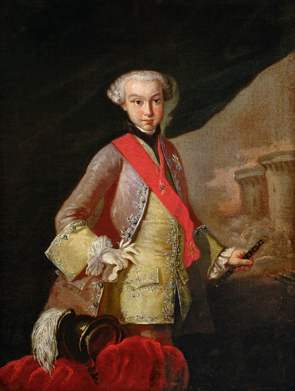 Portrait of Louis Antoine Henri de Bourbon Conde (1772-1804) Duke of Enghien from French School