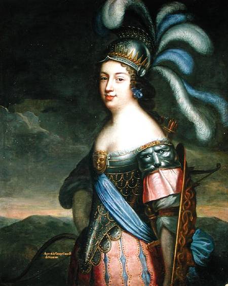 Anne de La Grange-Trianon (1632-1707) Countess of Palluau and Frontenac from French School