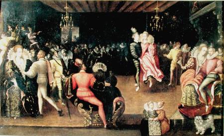 Ball at the Court of Valois from French School