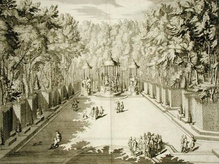 Baths of Apollo, Versailles, from 'Les Plans, Profils et Elevations des Ville et Chateau de Versaill from French School