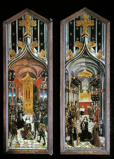 The Coronation of David and Louis XII (1462-1515) from French School