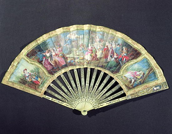 Court Fan, French, 18th century from French School