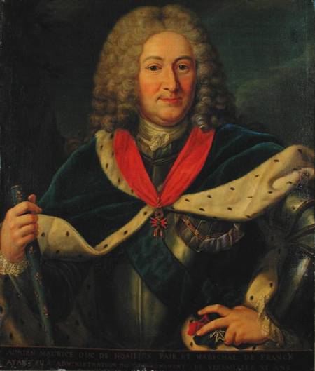 Duke Adrien-Maurice de Noailles (1678-1766) from French School
