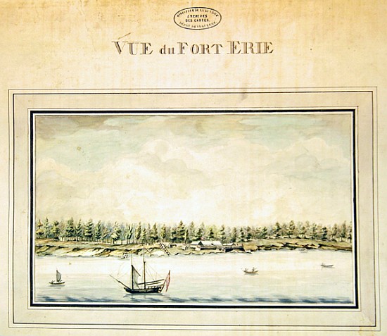 Fort Erie, late eighteenth century from French School