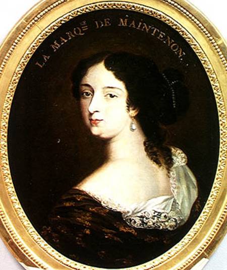 Francoise d'Aubigne (1635-1719) Marquise de Maintenon from French School
