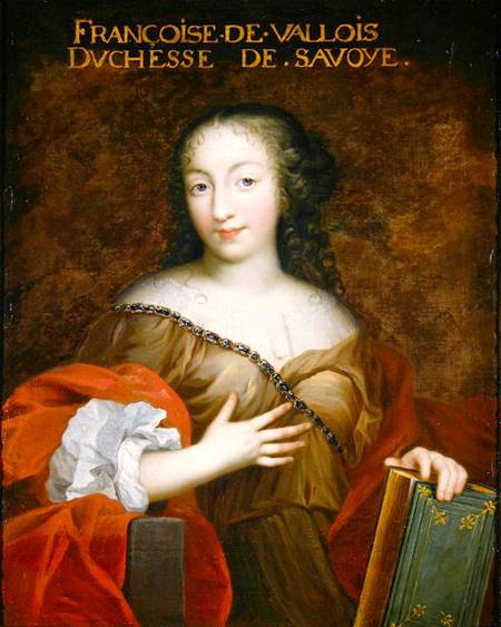 Francoise-Madeleine d'Orleans (1648-64) Duchess of Savoy from French School