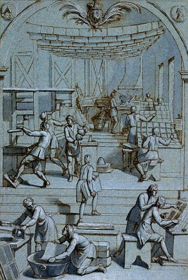 Frontispiece for the Royal Printing Works from French School