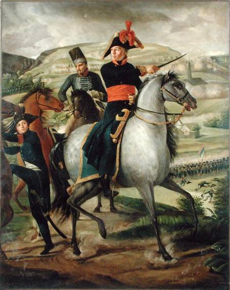 General Louis Marie Turreau de Garambouville (1756-1816) at the Gravieres Affair from French School