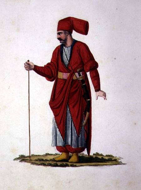 Hasseki Baltaci Valet del Sultani, probably by Cousinery, Ottoman period from French School