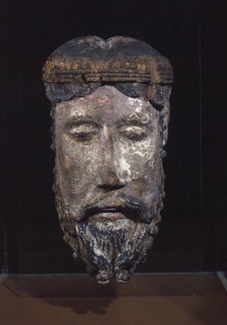 Head of Christ, from Lavaudieu from French School