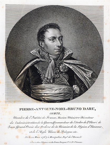 Pierre Daru (1767-1829) from French School