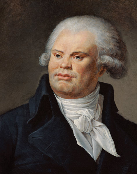 Portrait of Georges Danton (1759-94) from French School