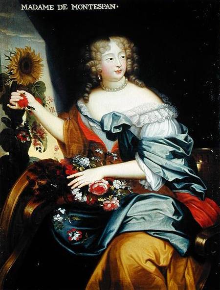 Portrait of Francoise-Athenaise Rochechouart de Mortemart (1641-1707) Marquise de Montespan from French School