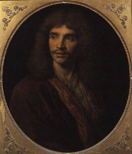 Portrait of Moliere (1622-73) from French School