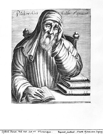 Portrait of Plutarch (c.46-c.120) from French School