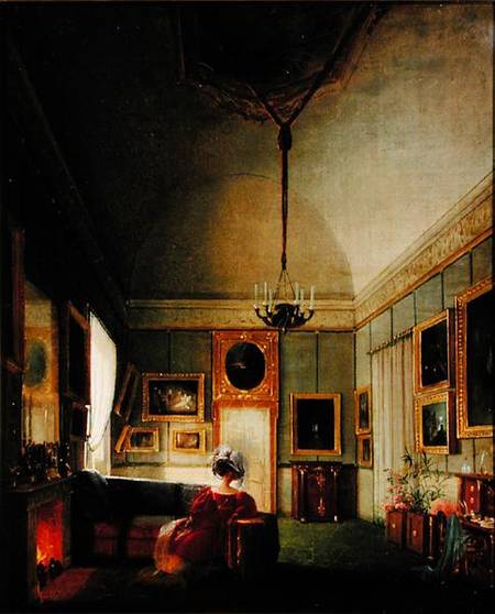 Salon of Hortense de Beauharnais (1783-1837) at Arenenberg from French School