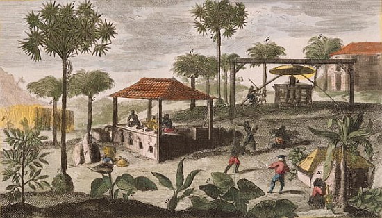 Sugar Refinery, illustration from ''Histoire des Antilles'' Jean Baptiste Labat (1663-1738) (see als from French School