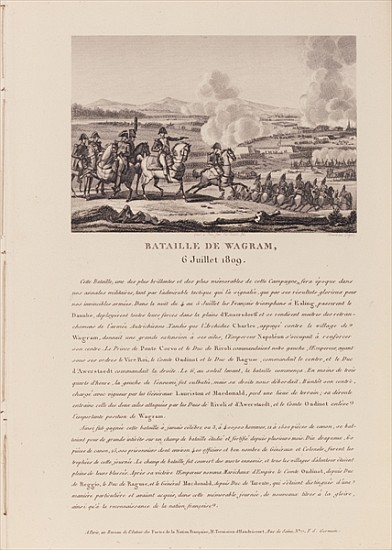 The Battle of Wagram on 6th July 1809 from French School