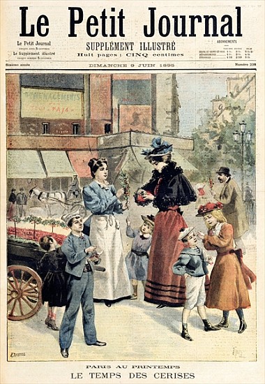 The Cherry Season, from ''Le Petit Journal'', 9th June 1895 from French School